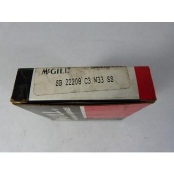 McGill SB-22208-W33-SS Bearing 40X80X23mm ! NEW !