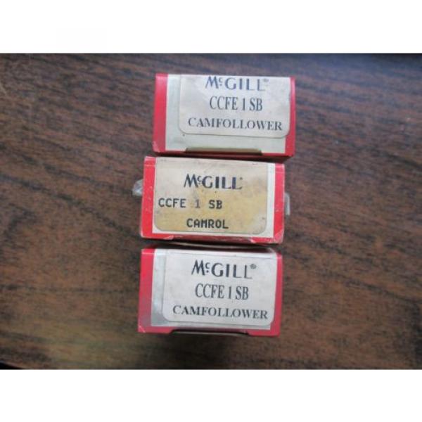 NEW MCGILL LOT OF 3 CAM FOLLOWER BEARINGS CCFE 1 SB #1 image