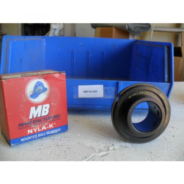 MB Mfg. ER-23-1-7/16 bore Mounted Ball Bearing,  McGill ER-23  w/ free ship nib #1 image