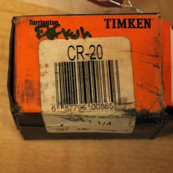 Timken CR-20 Replaces McGill CF-1 1/4 Cam Follower Bearing 1 1/4&#034; - NEW #2 image